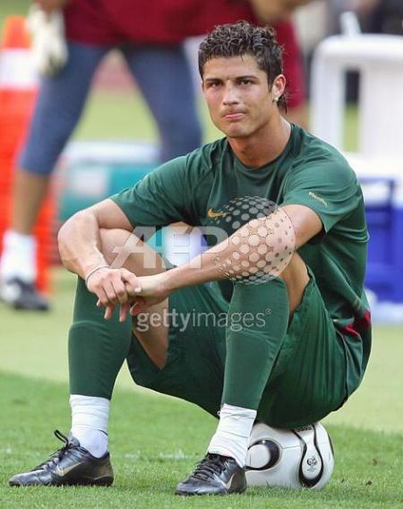 Cristiano a l'entrainement
