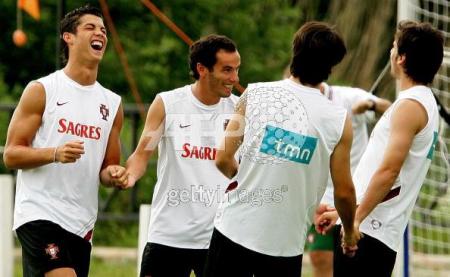 cristiano à l'entrainement