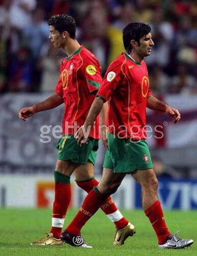 Cristiano Ronaldo et Luis Figo