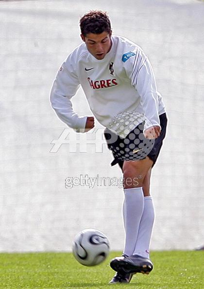Cristiano a l'entrainement
