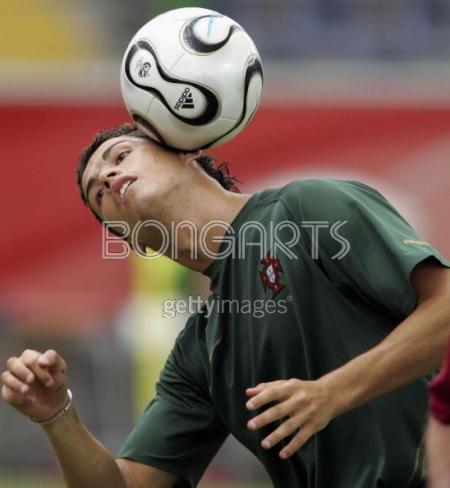 cristiano à l'entrainement