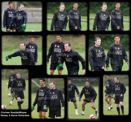 Cristiano à l'entrainement
