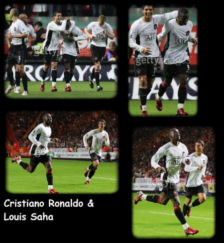 Cristiano et Louis Saha
